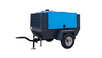 Portable screw air compressor